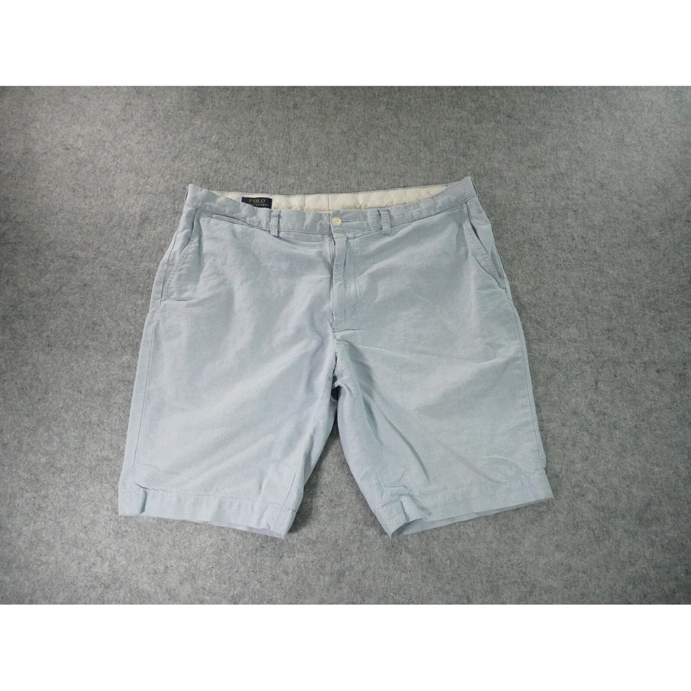 Polo Ralph‎ Lauren Pants Mens 38 Blue 10.5 Inch Inseam Chino Preppy Casual